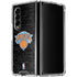 NBA New York Knicks Black Secondary Logo Galaxy Z Fold4 5G Clear Case