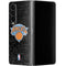 NBA New York Knicks Black Secondary Logo Galaxy Z Fold4 5G Skin