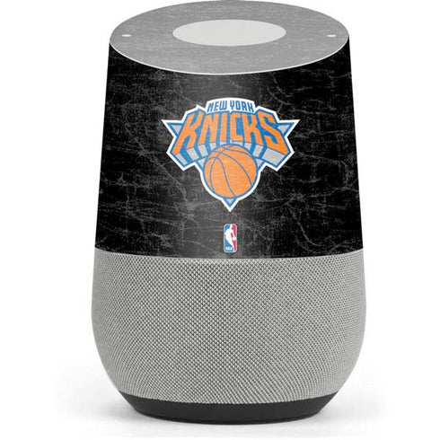 NBA New York Knicks Black Secondary Logo Google Home Skin