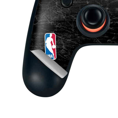 NBA New York Knicks Black Secondary Logo Google Stadia Controller Skin