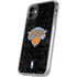 NBA New York Knicks Black Secondary Logo iPhone 11 Clear Case
