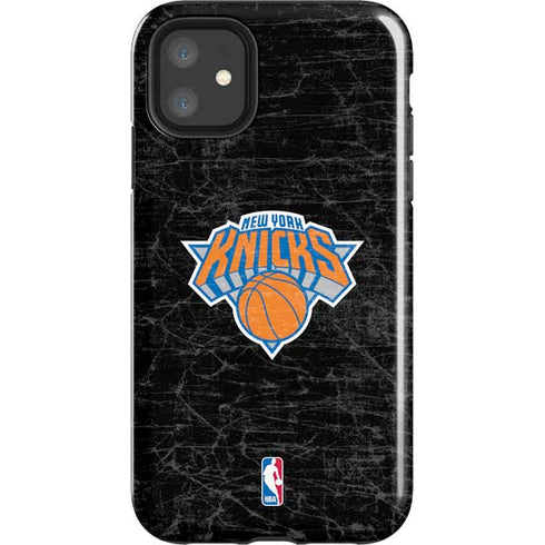NBA New York Knicks Black Secondary Logo iPhone 11 Impact Case
