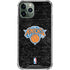 NBA New York Knicks Black Secondary Logo iPhone 11 Pro Max Clear Case