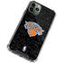 NBA New York Knicks Black Secondary Logo iPhone 11 Pro Max Clear Case