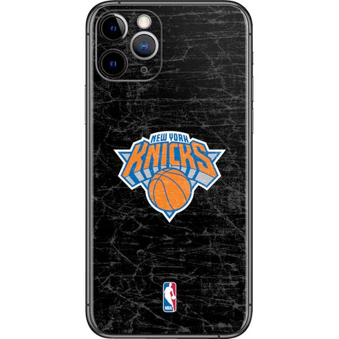 NBA New York Knicks Black Secondary Logo iPhone 11 Pro Skin