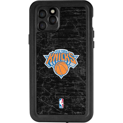 NBA New York Knicks Black Secondary Logo iPhone 11 Pro Waterproof Case