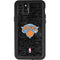 NBA New York Knicks Black Secondary Logo iPhone 11 Pro Waterproof Case
