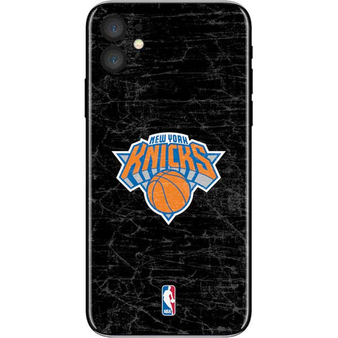 NBA New York Knicks Black Secondary Logo iPhone 11 Skin