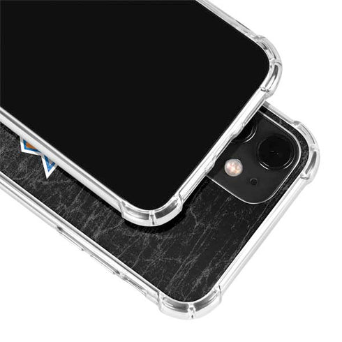 NBA New York Knicks Black Secondary Logo iPhone 12 Mini Clear Case