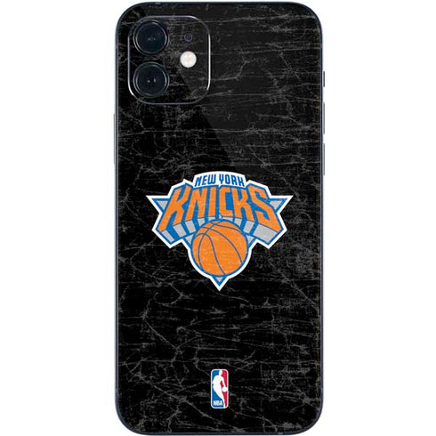 NBA New York Knicks Black Secondary Logo iPhone 12 Mini Skin