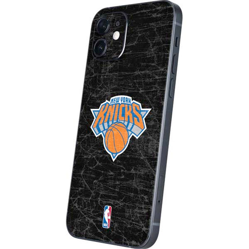 NBA New York Knicks Black Secondary Logo iPhone 12 Mini Skin