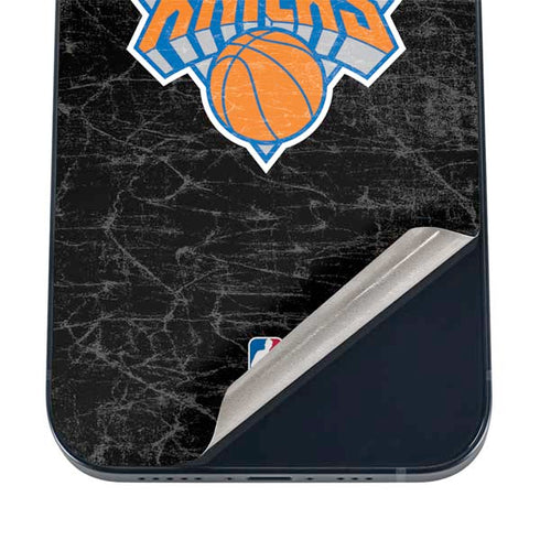 NBA New York Knicks Black Secondary Logo iPhone 12 Mini Skin