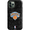 NBA New York Knicks Black Secondary Logo iPhone 12 Pro Impact Case