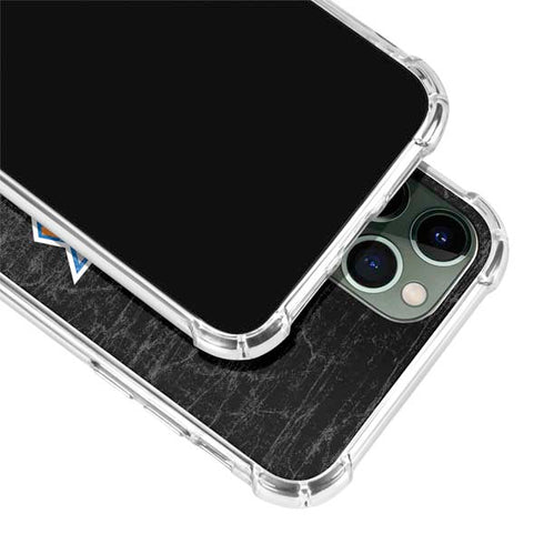 NBA New York Knicks Black Secondary Logo iPhone 12 Pro Max Clear Case