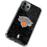NBA New York Knicks Black Secondary Logo iPhone 12 Pro Max Clear Case