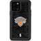 NBA New York Knicks Black Secondary Logo iPhone 12 Pro Waterproof Case