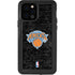 NBA New York Knicks Black Secondary Logo iPhone 12 Pro Waterproof Case