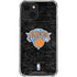 NBA New York Knicks Black Secondary Logo iPhone 13 Clear Case