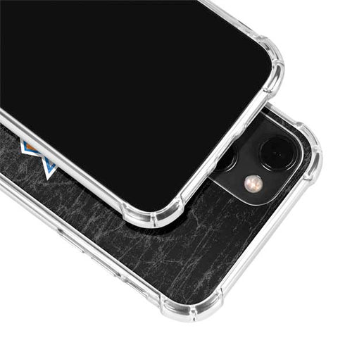 NBA New York Knicks Black Secondary Logo iPhone 13 Clear Case