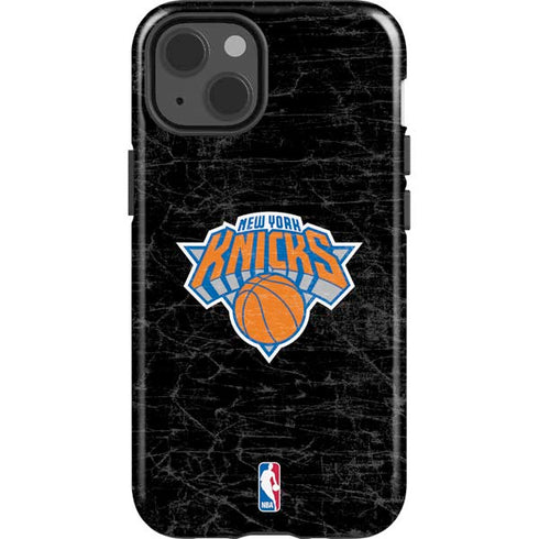 NBA New York Knicks Black Secondary Logo iPhone 13 Impact Case