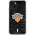 NBA New York Knicks Black Secondary Logo iPhone 13 Mini Clear Case