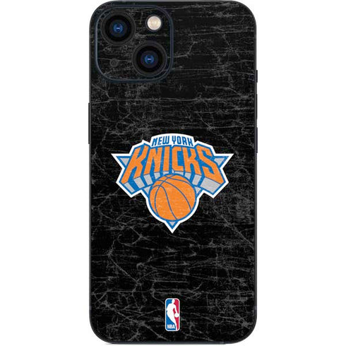 NBA New York Knicks Black Secondary Logo iPhone 13 Mini Skin