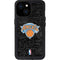 NBA New York Knicks Black Secondary Logo iPhone 13 Mini Waterproof Case
