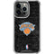 NBA New York Knicks Black Secondary Logo iPhone 13 Pro Clear Case