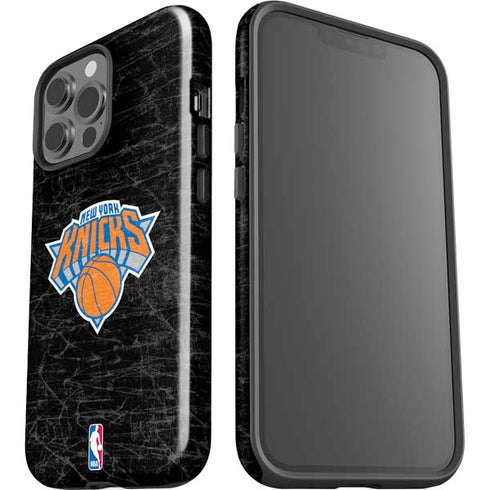 NBA New York Knicks Black Secondary Logo iPhone 13 Pro Max Impact Case