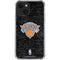 NBA New York Knicks Black Secondary Logo iPhone 14 Clear Case