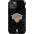 NBA New York Knicks Black Secondary Logo iPhone 15 Impact Case