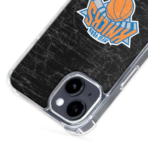 NBA New York Knicks Black Secondary Logo iPhone 15 Plus MagSafe Case