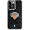 NBA New York Knicks Black Secondary Logo iPhone 15 Pro Clear Case