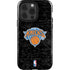 NBA New York Knicks Black Secondary Logo iPhone 15 Pro Impact Case