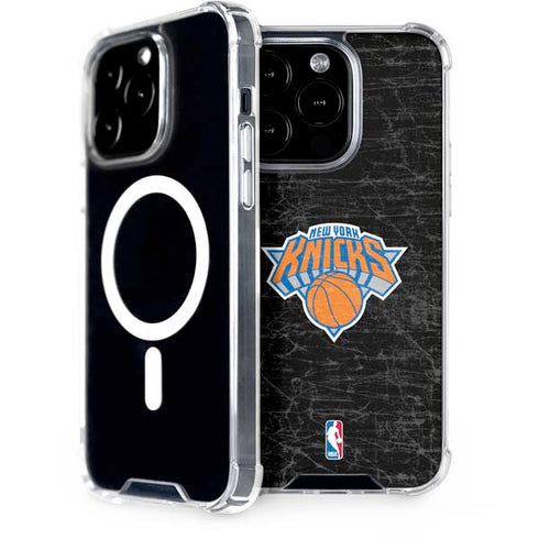 NBA New York Knicks Black Secondary Logo iPhone 15 Pro MagSafe Case
