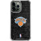 NBA New York Knicks Black Secondary Logo iPhone 15 Pro Max Clear Case