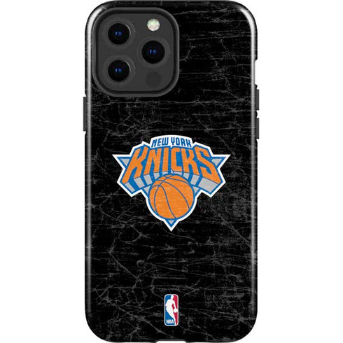 NBA New York Knicks Black Secondary Logo iPhone 15 Pro Max Impact Case