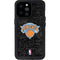 NBA New York Knicks Black Secondary Logo iPhone 14 Pro Max Waterproof Case