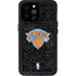 NBA New York Knicks Black Secondary Logo iPhone 14 Pro Max Waterproof Case