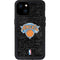 NBA New York Knicks Black Secondary Logo iPhone 15 Plus Waterproof Case