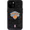 NBA New York Knicks Black Secondary Logo iPhone 15 Waterproof Case
