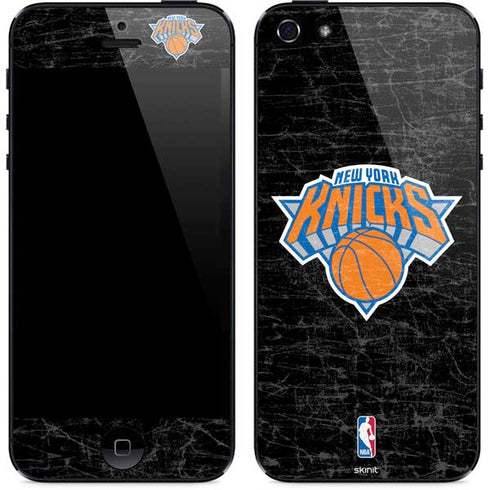 NBA New York Knicks Black Secondary Logo iPhone 5/5s/5SE Skin