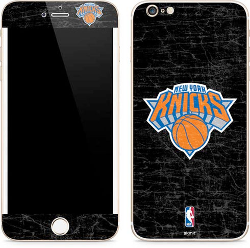 NBA New York Knicks Black Secondary Logo iPhone 6/6s Plus Skin