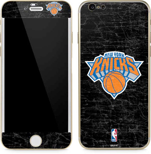 NBA New York Knicks Black Secondary Logo iPhone 6/6s Skin