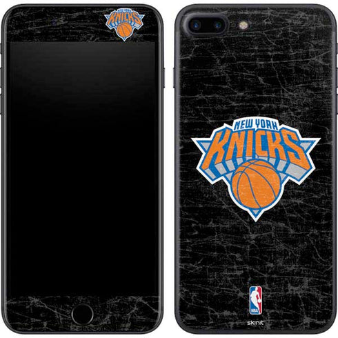 NBA New York Knicks Black Secondary Logo iPhone 8 Plus Skin