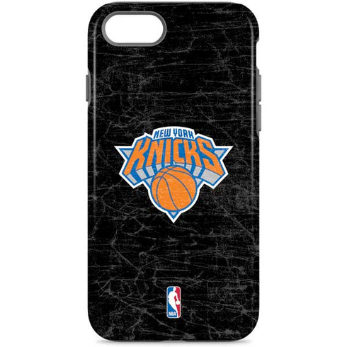 NBA New York Knicks Black Secondary Logo iPhone 8 Pro Case