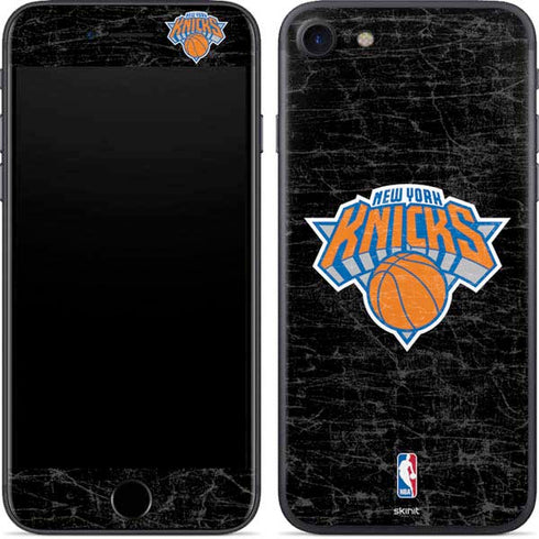NBA New York Knicks Black Secondary Logo iPhone 8 Skin