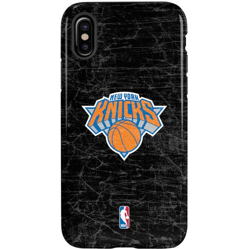 NBA New York Knicks Black Secondary Logo iPhone X Pro Case