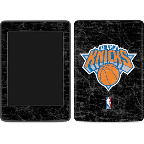 NBA New York Knicks Black Secondary Logo Amazon Kindle Skin
