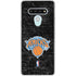 NBA New York Knicks Black Secondary Logo LG Stylo 6 Clear Case